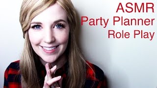 ASMR Party Planner Role Play with typing, crinkles, and tissue sounds screenshot 2