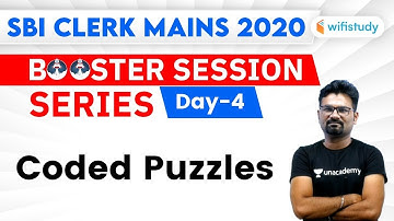 2:00 PM - SBI Clerk Mains 2020 | Reasoning by Radhey Rawat | Coded Puzzles | Booster Series