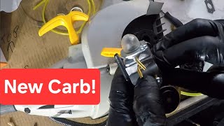 HUZTL Carb Maintenance Kit Install on the Ryobi String Trimmer