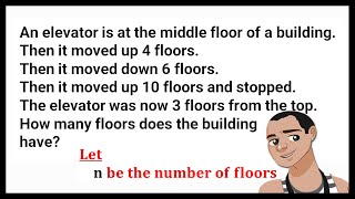ELEVATOR PROBLEM || LOGIC