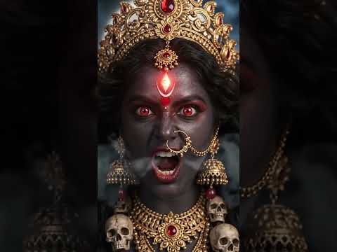 माँ कालरात्रि का रौद्र रूप 🔱🔥 दुष्टों का संहार! जय माँ कालरात्रि 🙏🌺
