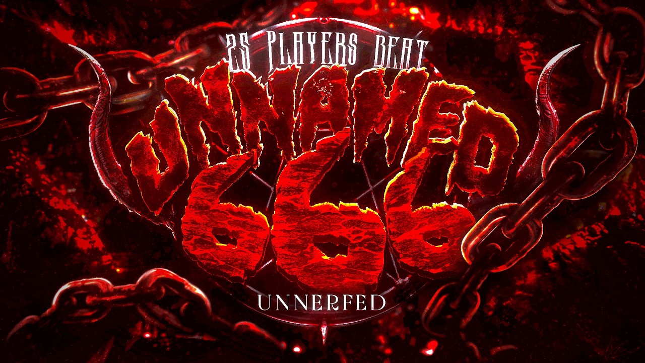 [IMPOSSIBLE] 25 Players Beat UNNERFED UNNAMED 666 + Frame Counter