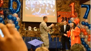 NEW Soldier Coming Home Surprising GIRLFRIEND at Graduation Ceremony