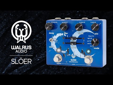 Walrus Audio SLÖER Ambient Reverb Sound Demo (no talking) with 