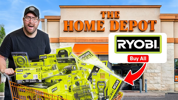 I Bought Every RYOBI Tool at Home Depot