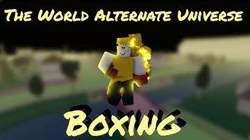 [YBA] The World Alternate Universe Boxing