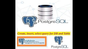 PosgreSQL create, insert and select query tutorial using PGAdmin for beginners.