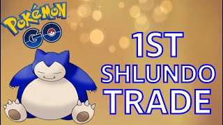 FIRST SHLUNDO TRADE - PERFECT SHINY SNORLAX (Pokemon GO) #shorts