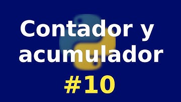 10.- Contador y acumulador