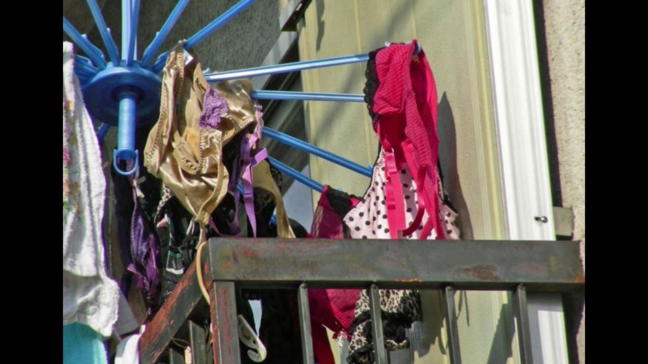 Balcony Panties 洗濯物風景 下着 Youtube