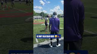 “I thought he said four” 😭 Coach needed to speak up 🤣