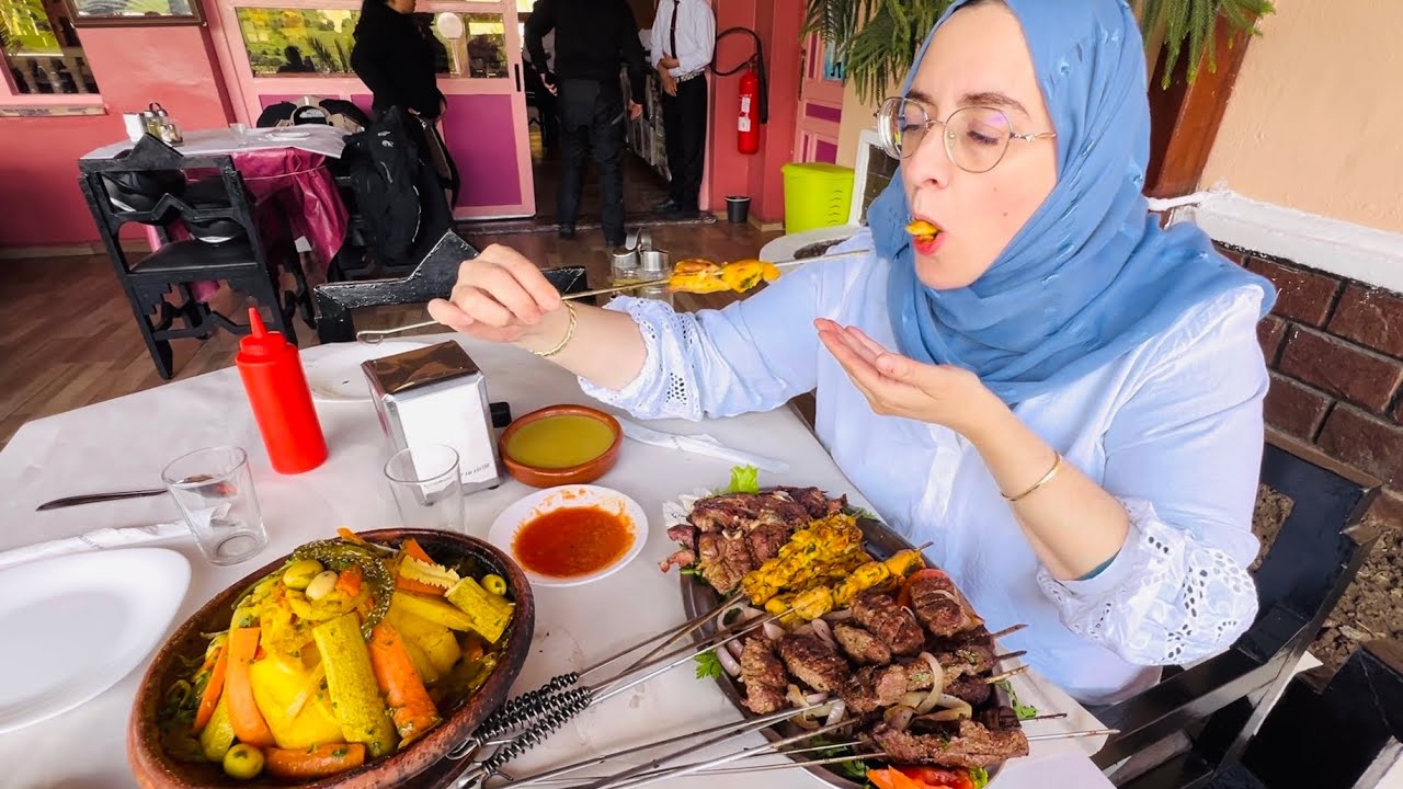 EL RESTAURANTE DE CARNE MÁS FAMOSO DEL NORTE DE MARRUECOS 🇲🇦 Restaurant Ifran