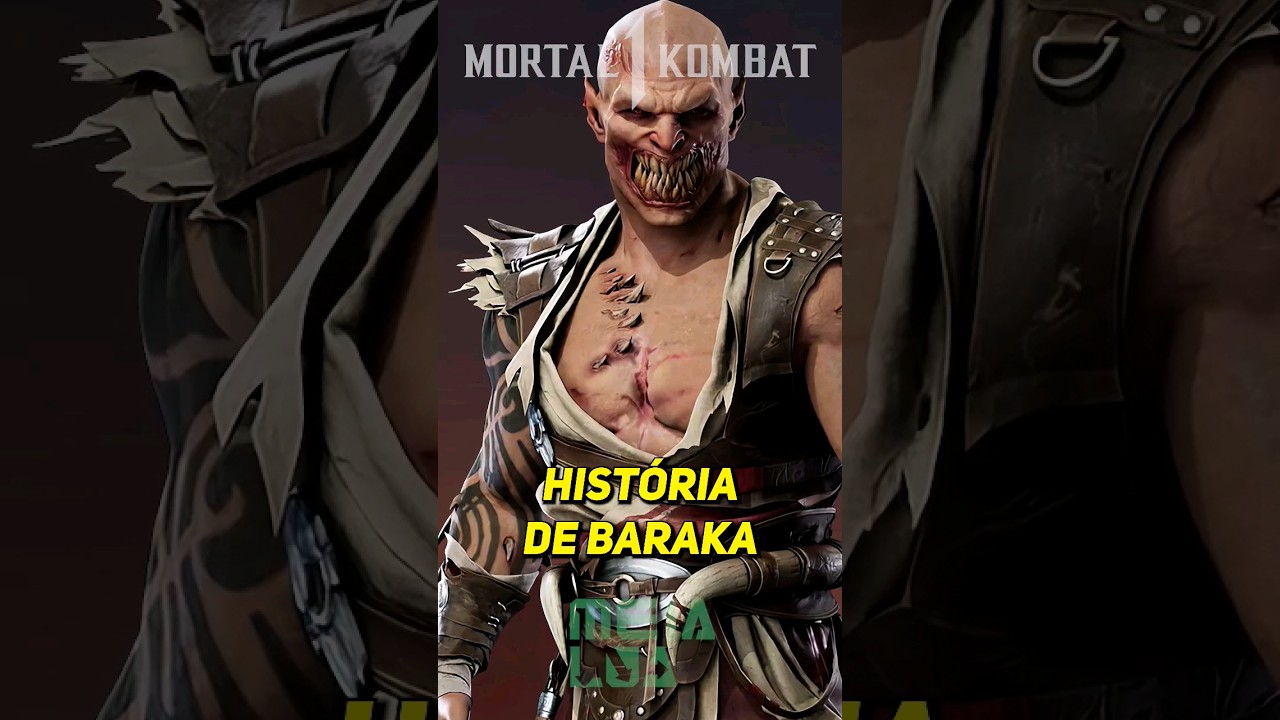 A HISTÓRIA DE BARAKA NO MORTAL KOMBAT 1! #shorts 