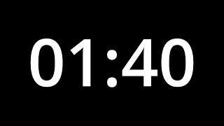 1  MINUTE 40 SECOND TIMER - 100 SECOND TIMER - No Sound - Full HD 1080p - COUNTDOWN