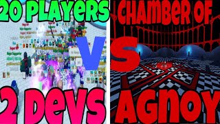 20 Players And 2 Develepors VS Chamber Of Agnoy In Ultimate Tower Defense