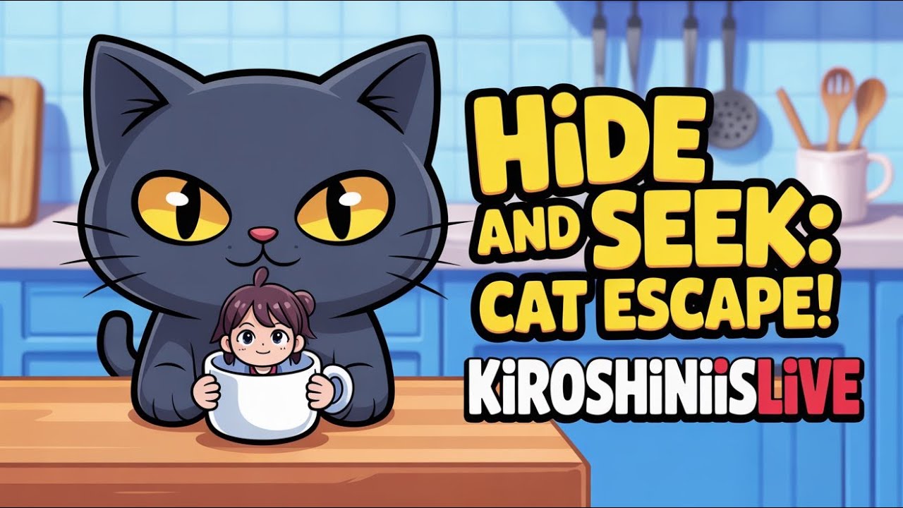 Hide and seek : cat escape game live - YouTube