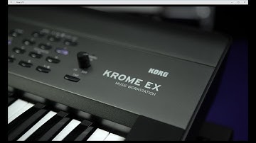 KORG KROME EX - Synth Workstation - All playing no talking - Official video