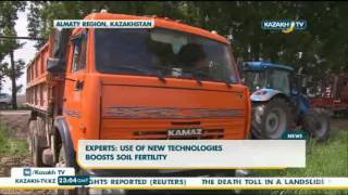 Experts: use of new technologies boosts soil fertility - Kazakh TV screenshot 4