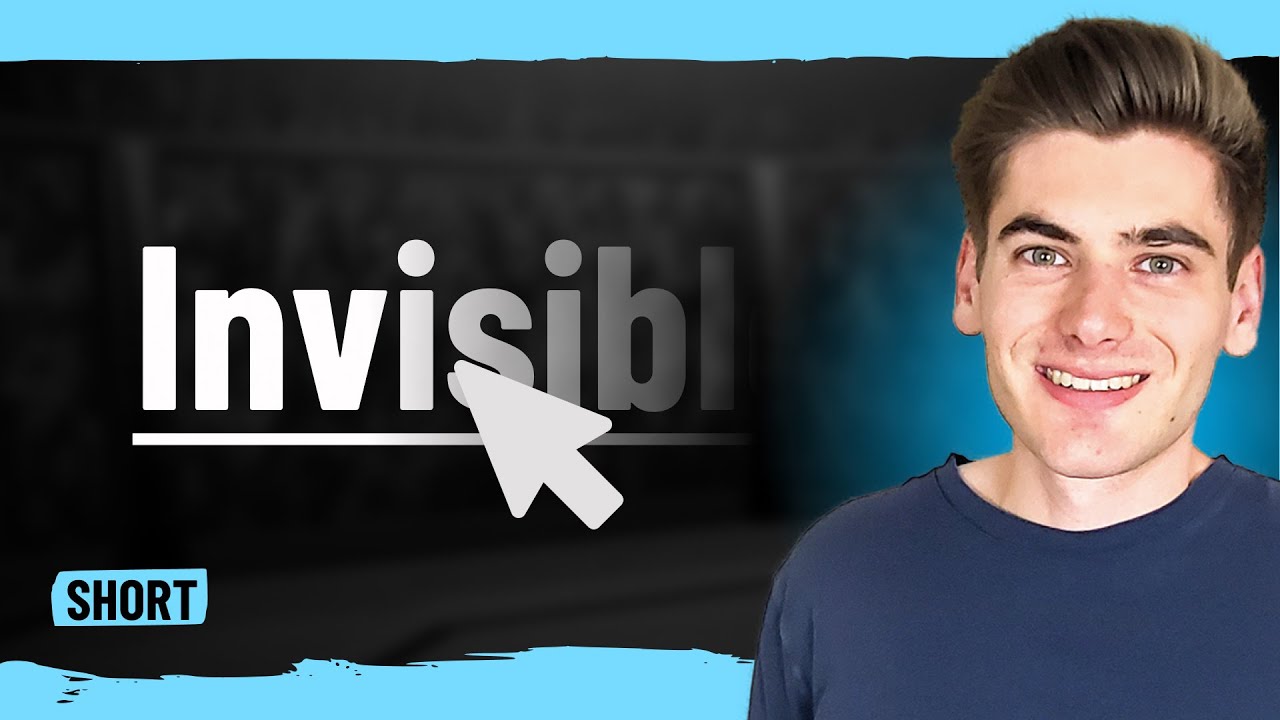 Why Should Every Site Have An Invisible Link - YouTube