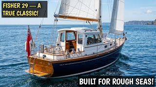 FISHER 29 MOTORSailer REVIEW | Classic British Yacht Built for Safe & Comfortable Cruising