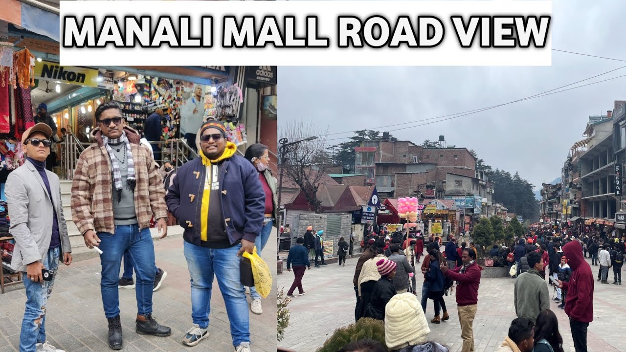 Manali Mall Road | Evening View of Manali Mall Road | Manali Shopping Market | Manali Tourist Places