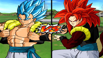 Gogeta SSJ Blue VS Gogeta SSJ4 | DBZ Budokai Tenkaichi 3 [60FPS]