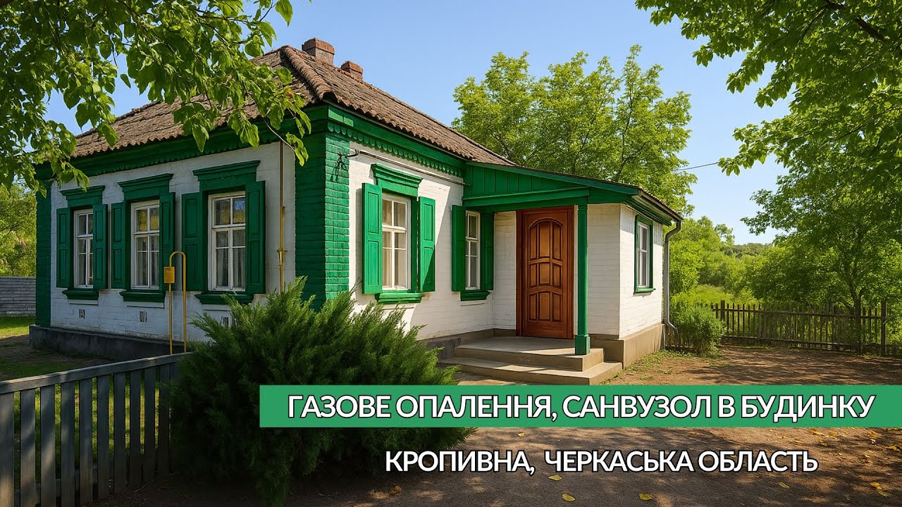 ❗️Будинок із газом та зручностями — всього за 5 000$ Місто 10 км Заходь живи Кропивна Черкаська обл.