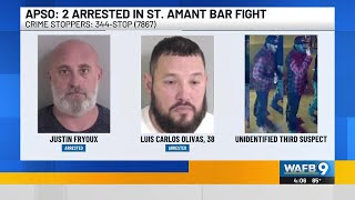 2 arrested in St. Amant bar fight; third suspect sought