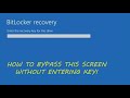 How to bypass Windows 10 Bitlocker Recovery without key after dual boot with Ubuntu! 100% Working!