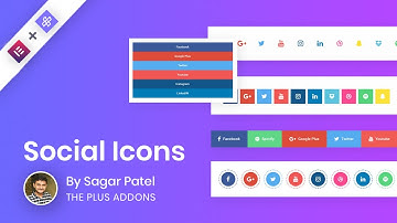 How to Setup Social icons Listing icons widget in The Plus Addons for Elementor?
