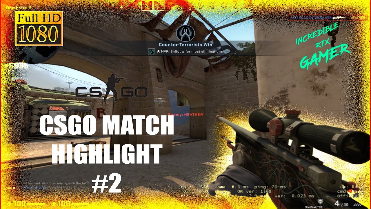 CSGO COMPETITIVE MATCH HIGHLIGHT #2 - YouTube