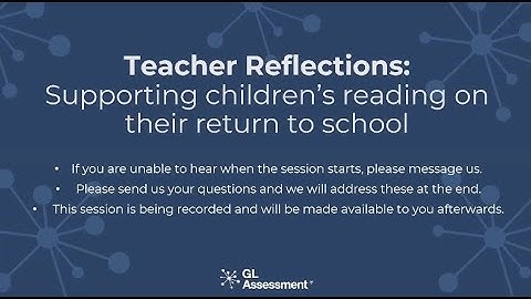 Teacher Reflections: Supporting children