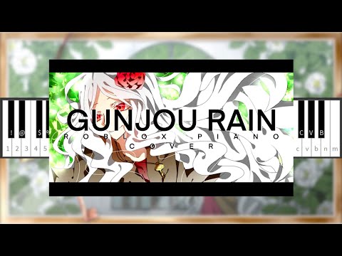 IA - 群青レイン, Gunjo Rain | [Roblox Piano]