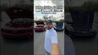 C6 Corvette Base (LS3) vs. Camaro ZL1 (LSA) - Who Sounds BETTER?!