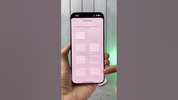 Lines and grids in NOTES on iPhone