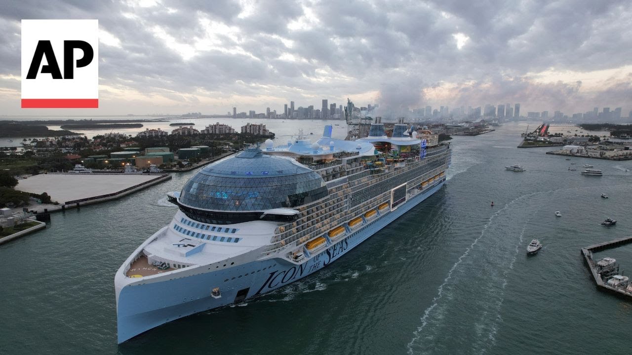 Read more about the article World’s largest cruise ship Icon of Seas sets out on maiden voyage – Associated Press