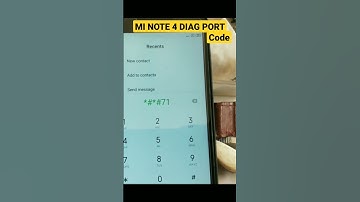 MI NOTE 4 DIAG PORT ENABLE CODE