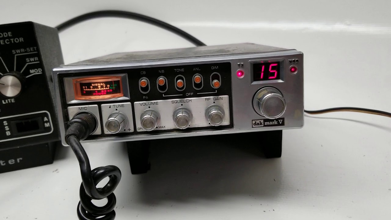 DAK mark v mobile cb radio YouTube