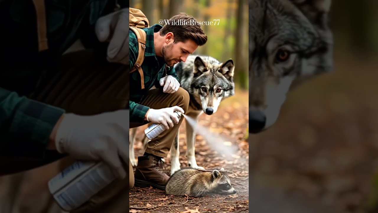  A Quiet Road Desperate Glance And Hands That Choose Care Over Fear Animalwelfare Compassion