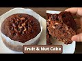 Eggless Fruit & Nut Cake Recipe, Eggless Plum Cake Recipe, Fruit Cake Recipe, Dry Fruit Cake