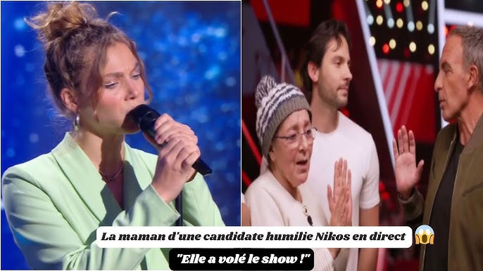 The Voice : La maman d'une candidate humilie Nikos en direct et fait  exploser de rire Internet !