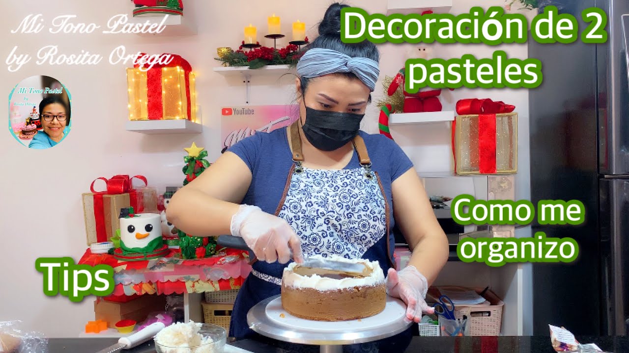 Decorando 2 pasteles, Tips como me organizo