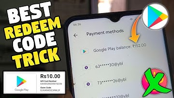 100% H@ck Trick - Free Google Play Redeem Code | Free Redeem Code | How To Get Free Redeem Code