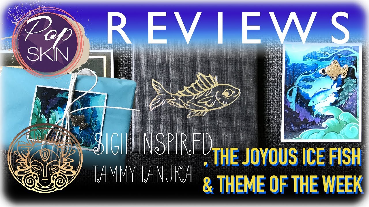 Popskin reviews Sigil Inspired Tammy Tanuka Joyous Ice Fish palette and theme of the week
