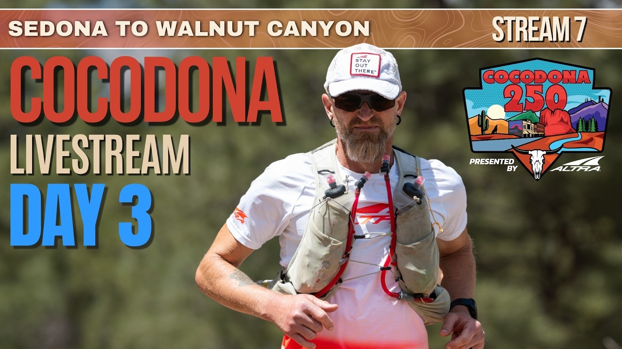 2026 Cocodona Livestream Day 3 | Sedona to Walnut Canyon | Stream 7