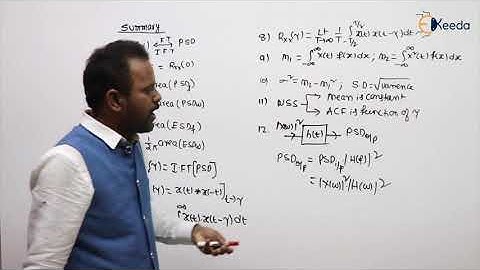 Comprehensive Summary Of Random Processes For GATE In Communications