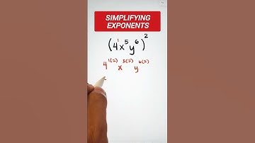 Simplifying Exponents: Power of Power #mathteachergon #algebra #lawsofexponents