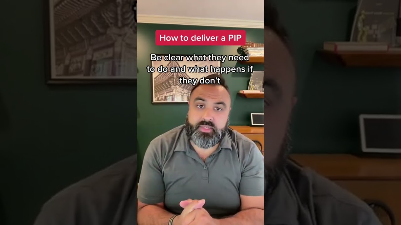 How to deliver a performance improvement plan. How to have a tough conversation with employees.