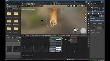 Quick Smoke+Fire Simulation Tutorial in Mantaflow Blender 2.83