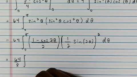 14.2 Double Integrals in Polar Coordinates Part 4